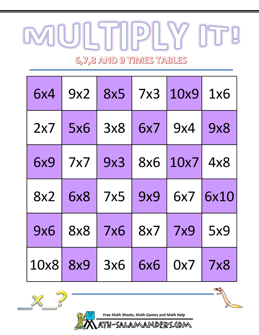 reddit fun games for multiplication